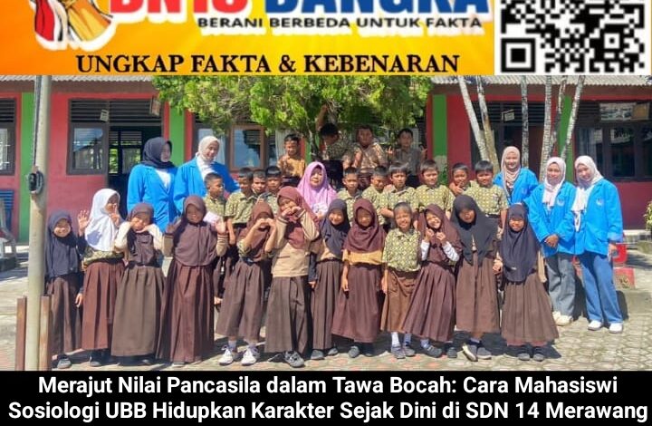 Bukan Sekadar Hafalan Teori, Mahasiswi UBB Tanamkan Jiwa Pancasila pada Siswa SD Lewat Permainan Edukatif