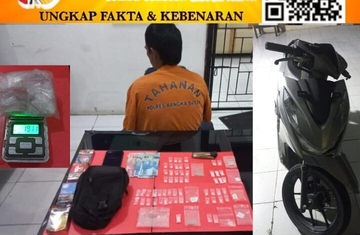 Bukan Tempat Santai, Warung Kopi di Mentok Malah Dijadikan Gudang Sabu Pria Ini