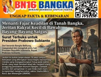 Menanti Fajar Keadilan di Tanah Bangka, Jeritan Rakyat Kecil di Bawah Bayang-Bayang Satgas
