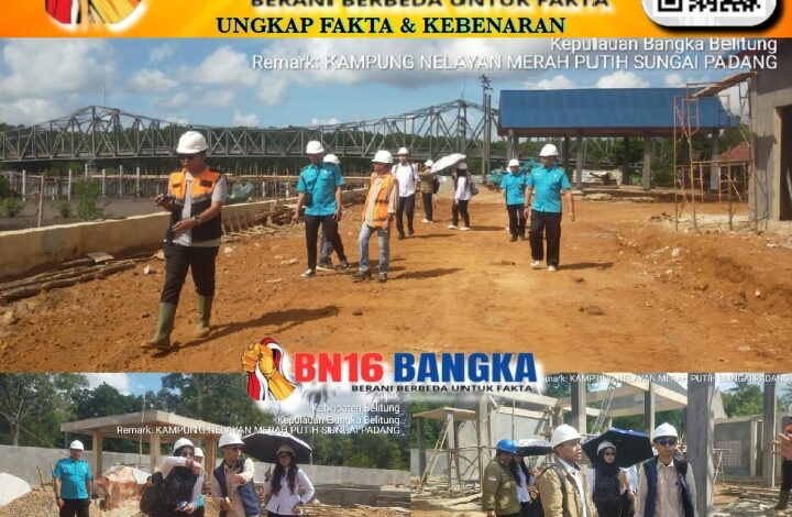 Proyek APBN 2025 Kampung Nelayan Merah Putih di Desa Sungai Padang Senilai Rp12 Miliar Dilakukan Pembongkaran