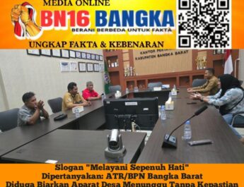 Kecewa Dijadikan “Pajangan” di Ruang Rapat, Rombongan Kades Air Putih Walk-Out dari Kantor ATR/BPN Bangka Barat!