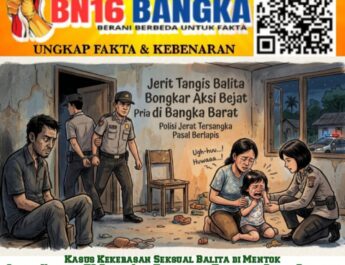 Kasus Kekerasan Seksual Balita di Mentok,Oknum Honorer TS Resmi Jadi Tersangka, Terancam Pasal Berlapis