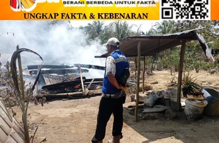 Rumah Papan dan Satu Unit Mobil di Tempilang Hangus Terbakar, Kerugian Ditaksir Capai Rp300 Juta