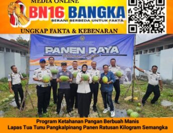 Dari Balik Tembok Lapas, Lahan 160 Meter Persegi Hasilkan 231 Kg Semangka