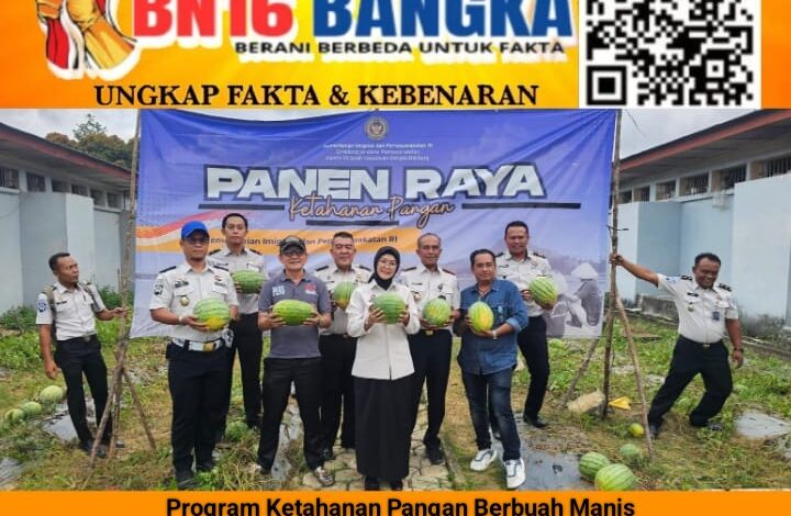 Dari Balik Tembok Lapas, Lahan 160 Meter Persegi Hasilkan 231 Kg Semangka