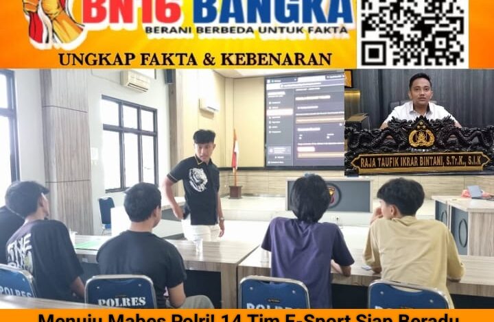 Digelar Satu Hari Penuh, Turnamen Mobile Legends Kapolres Cup Bangka Barat 2026 Pakai Format BO3 dan BO5