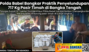 Gudang Penampungan Digerebek, Ditreskrimsus Polda Babel Sita Ratusan Kilogram Timah Ilegal