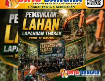 Komandan Yonif TP 845/KS Hadiri Pembukaan Lahan Lapangan Tembak, Dukung Pembangunan Sarana Latihan Prajurit