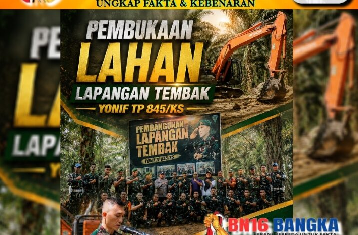 Komandan Yonif TP 845/KS Hadiri Pembukaan Lahan Lapangan Tembak, Dukung Pembangunan Sarana Latihan Prajurit