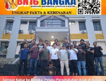 Sempat Kabur ke Bangka, Pelaku Persetubuhan Anak di Bawah Umur Asal Prabumulih Berhasil Diringkus Tim Gabungan