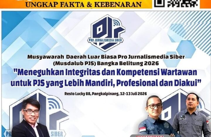 Musdalub PJS Babel Siap Digelar, Muhamad Zen: Semoga Melahirkan Keputusan Luar Biasa untuk Organisasi
