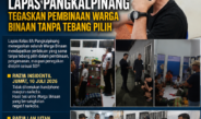 Lapas Pangkalpinang Tegaskan Pembinaan Warga Binaan Tanpa Tebang Pilih