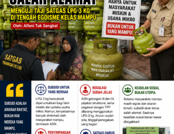 Ironi Subsidi “Salah Alamat”: Menguji Taji Satgas LPG 3 Kg di Tengah Egoisme Kelas Mampu