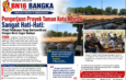 Zona Inti Lapangan Gelora Tak Disentuh, Proyek Taman Kota Mentok Tetap Pertahankan Pohon Sejarah dan Lokomobil