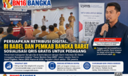 Persiapkan Retribusi Digital, BI Babel dan Pemkab Bangka Barat Sosialisasi QRIS Gratis untuk Pedagang