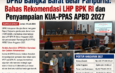 DPRD Bangka Barat Gelar Paripurna: Bahas Rekomendasi LHP BPK RI dan Penyampaian KUA-PPAS APBD 2027