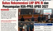 DPRD Bangka Barat Gelar Paripurna: Bahas Rekomendasi LHP BPK RI dan Penyampaian KUA-PPAS APBD 2027