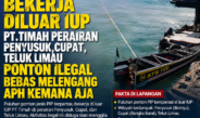 Ponton Ilegal Di Perairan Teluk Kelabat Semakin Menjadi ,APH Jangan Tinggal Diam