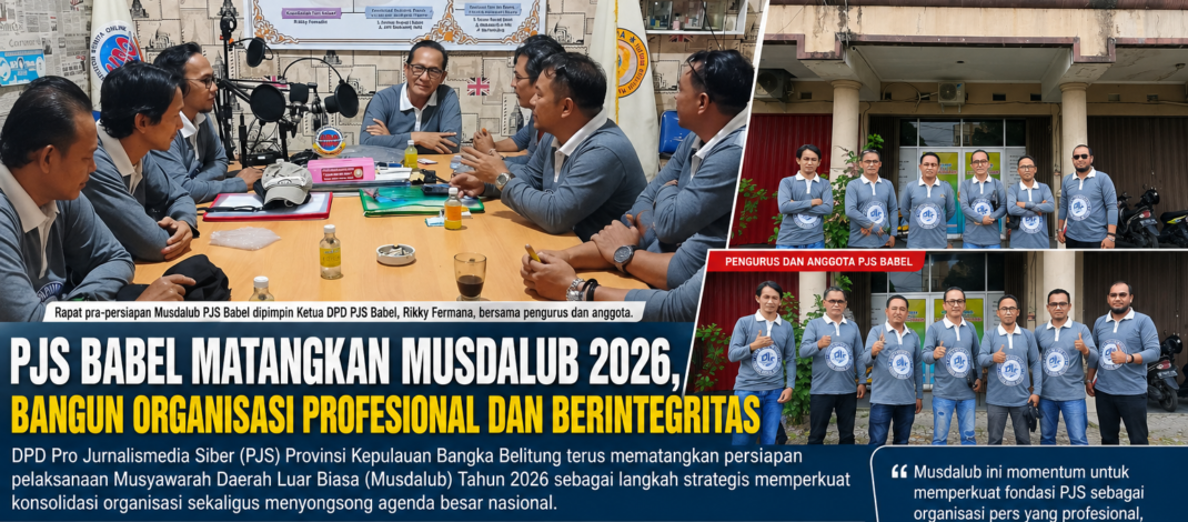 Rikky Fermana: Musdalub PJS Babel 2026 Tonggak Penguatan Organisasi Menuju Munas III