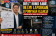 Dirut BUMD Babel Resmi Laporkan 8 Pimpinan Redaksi Jejaring Media Radak.Com ke Dewan Pers, Persoalan Pemberitaan Tin Slag Masuk Ranah Etik Pers