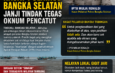Tepis Dugaan “Pengkondisian” Tambang Liar, Kasat Polairud Bangka Selatan Janji Tindak Tegas Oknum Pencatut