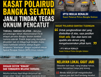 Tepis Dugaan “Pengkondisian” Tambang Liar, Kasat Polairud Bangka Selatan Janji Tindak Tegas Oknum Pencatut