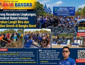 Dorong Kesadaran Lingkungan, Demokrat Babel Inisiasi Gerakan Langit Biru dan Undian Umroh di Bangka Barat