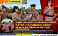 Pimpin Upacara PTDH Personel Desersi, Kapolres Bangka Barat: Ini Wujud Ketegasan Institusi