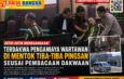 Detik-Detik Terdakwa Penganiaya Wartawan di Mentok Tiba-Tiba Pingsan Seusai Pembacaan Dakwaan