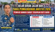Gelar Gerak Jalan dan Pawai Pembangunan Agustus 2026, Pemkab Bangka Barat Terapkan Rute Baru