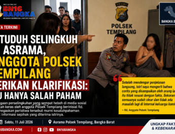 Dituduh Selingkuh di Asrama, Anggota Polsek Tempilang Berikan Klarifikasi: Itu Hanya Salah Paham