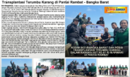 Jaga Ekosistem Laut, Kodim 0431/Bangka Barat dan POSSI Lakukan Transplantasi Terumbu Karang di Pantai Rambat