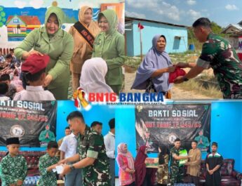 HUT Yonif TP 845/KS ke-I Laksanakan Kegiatan Sosial dan Kunjungan ke Panti Asuhan Secara Sederhana Penuh Khidmat dan Makna