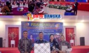 Komandan Yonif TP 845/KS Hadiri Acara Pisah Sambut Komandan Lanud H. AS Hanandjoeddin, Wujud Sinergi Antara TNI AD dan AU di Wilayah Belitung