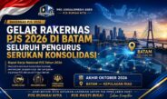 Gelar Rakernas PJS 2026 di Batam, Seluruh Pengurus Serukan Konsolidasi