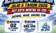 HUT Kota Mentok ke-292, Mentok Community Sport (MCS) kita meriahkan dengan Turnamen Sepak Bola