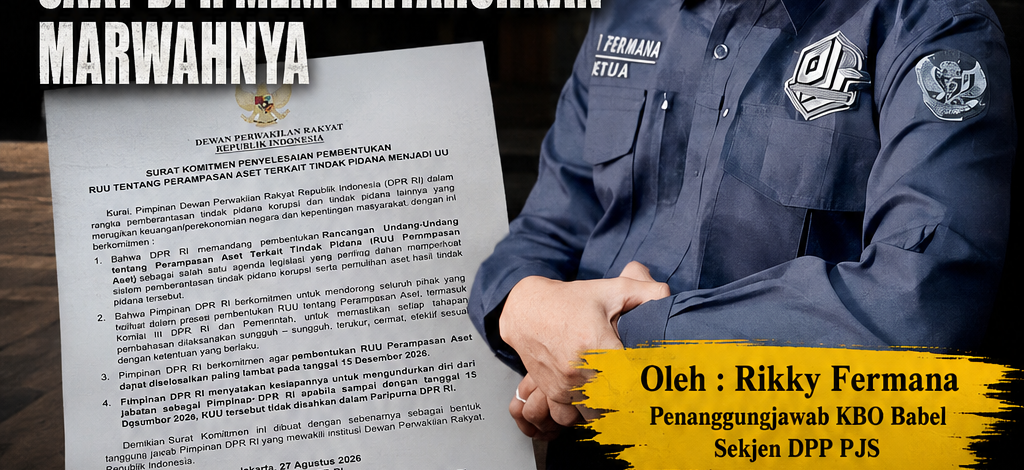 *RUU Perampasan Aset dan Janji 15 Desember: Saat DPR Mempertaruhkan Marwahnya* (Opini)