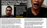 ‎Batara Harahap Akui Kekeliruan, Sampaikan Permintaan Maaf kepada Pemuda Pancasila Babel   ‎