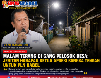 Malam Terang di Gang Pelosok Desa: Jeritan Harapan Ketua APDESI Bangka Tengah untuk PLN Babel