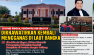 Jika Divonis Ringan, Korban Khawatir Perompakan Bersenjata Kembali Merajalela di Perairan Bangka Belitung