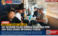 Jawab Prinsip Equality Before the Law, Sat Reskrim Polres Bangka Barat Gandeng Insan Pers Wujudkan Keterbukaan Informasi