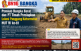 Pemkab Bangka Barat dan PT.Timah Persiapkan Lokasi Panggung Kehormatan HUT RI 