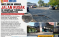 Dikeluhkan Warga, Jalan Rusak di Kawasan Terminal Tanjung Mentok Ancam Keselamatan Pengendara