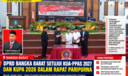 DPRD dan Pemkab Bangka Barat Sepakati KUA-PPAS 2027 serta Perubahan KUPA 2026