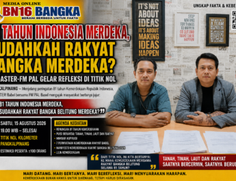 81 Tahun Indonesia Merdeka, Sudahkah Rakyat Bangka Merdeka? ALMASTER-FM PAL Gelar Refleksi di Titik Nol