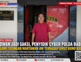 Wartawan AW Dilaporkan Eka Mulya Putra, Tudingan Penganiayaan Berujung Penanganan Ditkrimsus Polda Babel