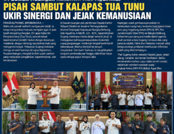 Di Bawah Naungan Kakanwil Ade Agustina, Pisah Sambut Kalapas Tua Tunu Ukir Sinergi dan Jejak Kemanusiaan