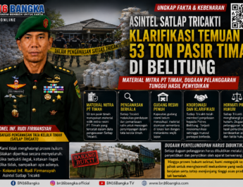 Asintel Satlap Tricakti Klarifikasi Temuan 53 Ton Pasir Timah di Belitung: Material Mitra PT Timah, Dugaan Pelanggaran Tunggu Hasil Penyidikan