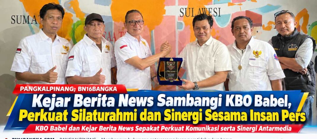 KBO Babel dan Kejar Berita News Sepakat Perkuat Komunikasi serta Sinergi Antarmedia