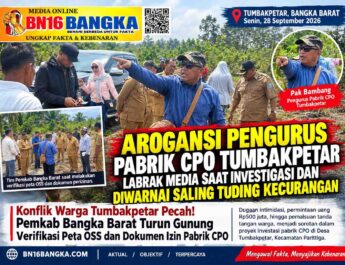 Konflik Warga Tumbakpetar Pecah! Pemkab Bangka Barat Turun Gunung Verifikasi Peta OSS dan Dokumen Izin Pabrik CPO